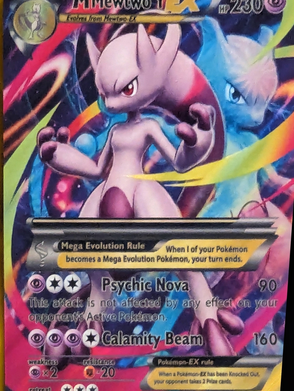 M Mewtwo Y EX Trading Card